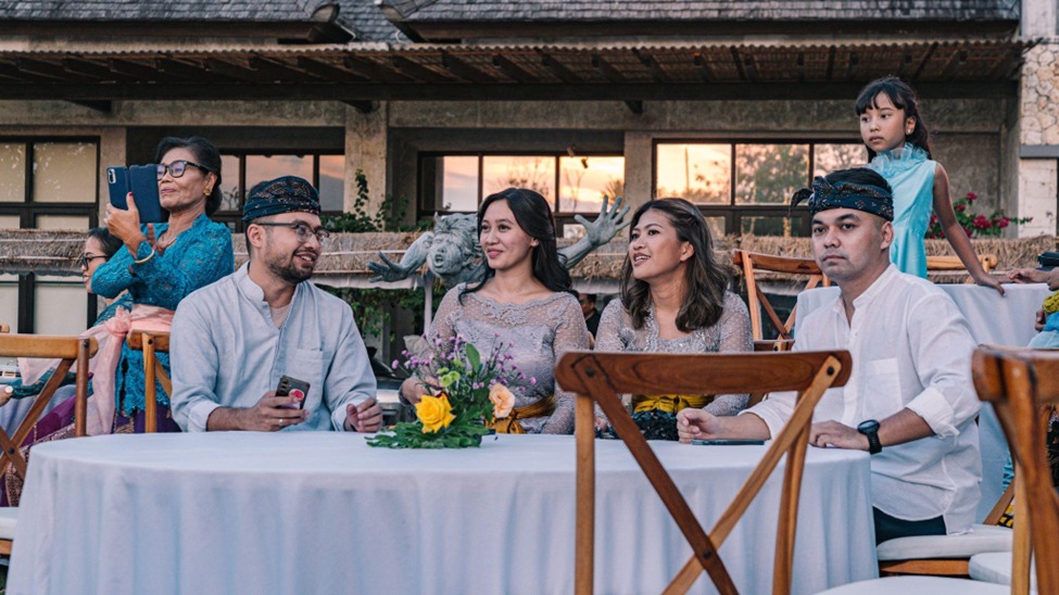 Small wedding venue in Jimbaran offering intimate garden ceremony experience