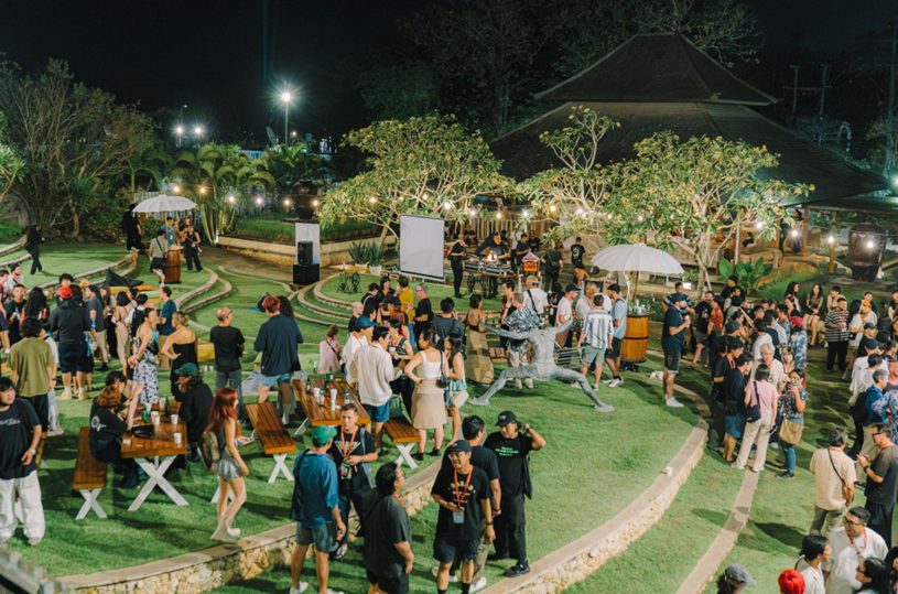 Corporate gathering setup at Colabo Cafe Jimbaran Hub Bali