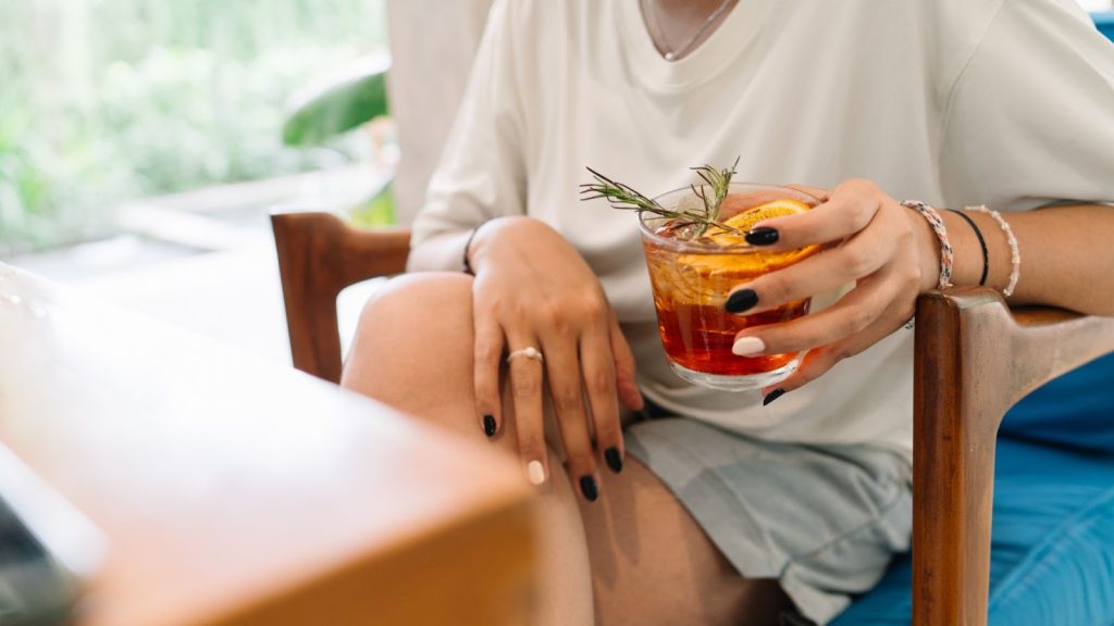 Macadamia latte specialty coffee at Colabo Cafe Jimbaran Bali