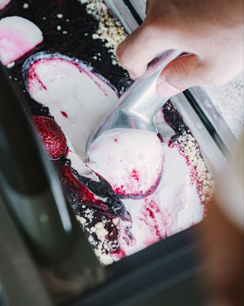 Gelato ice cream treat at Colabo Cafe Jimbaran Bali