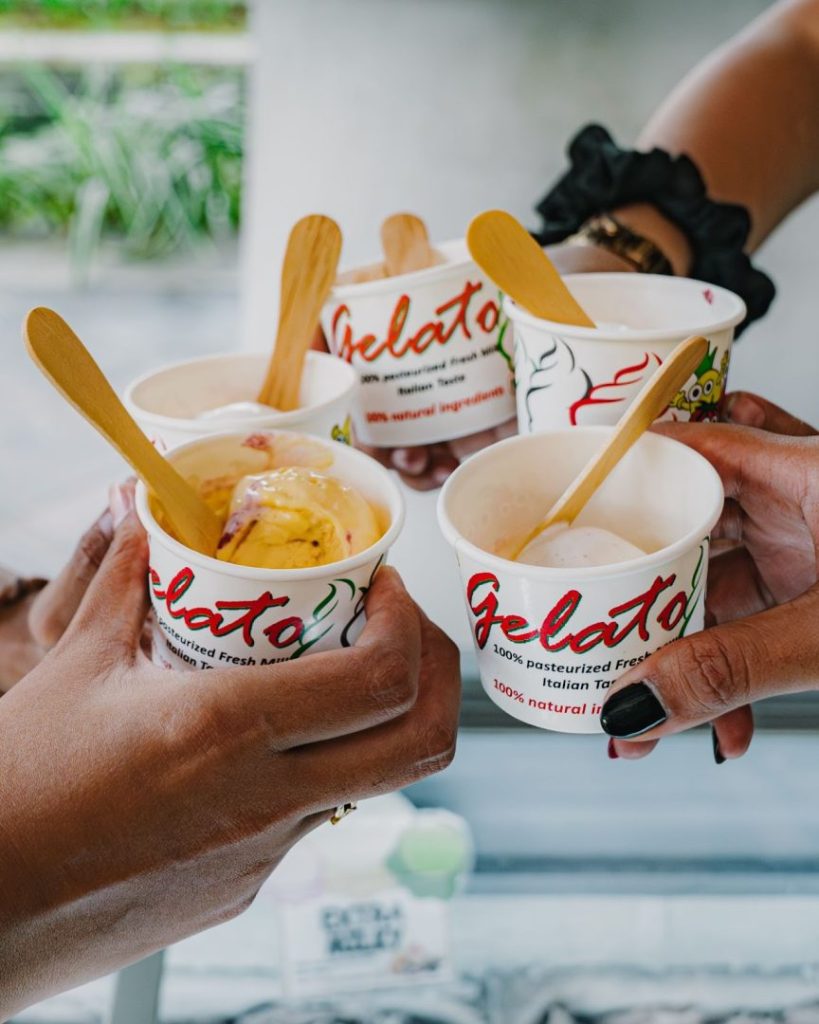 Massimo gelato dessert at Colabo Cafe Jimbaran Hub Bali