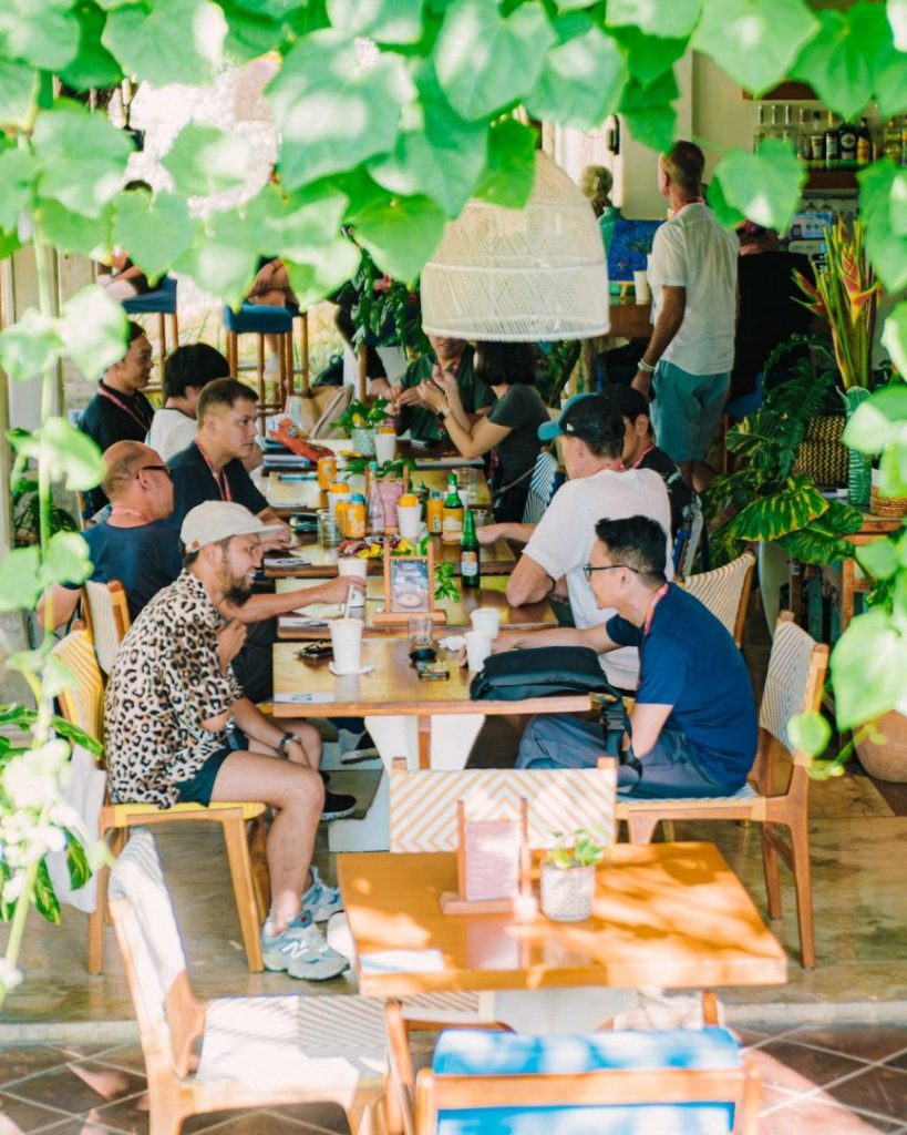 Networking night event venue at Colabo Cafe Bali