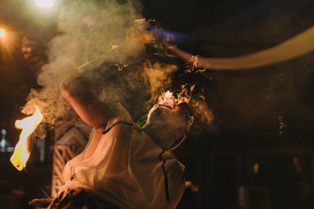 Traditional Balinese performance blending heritage and modern elements at JIMBAFEST Bali